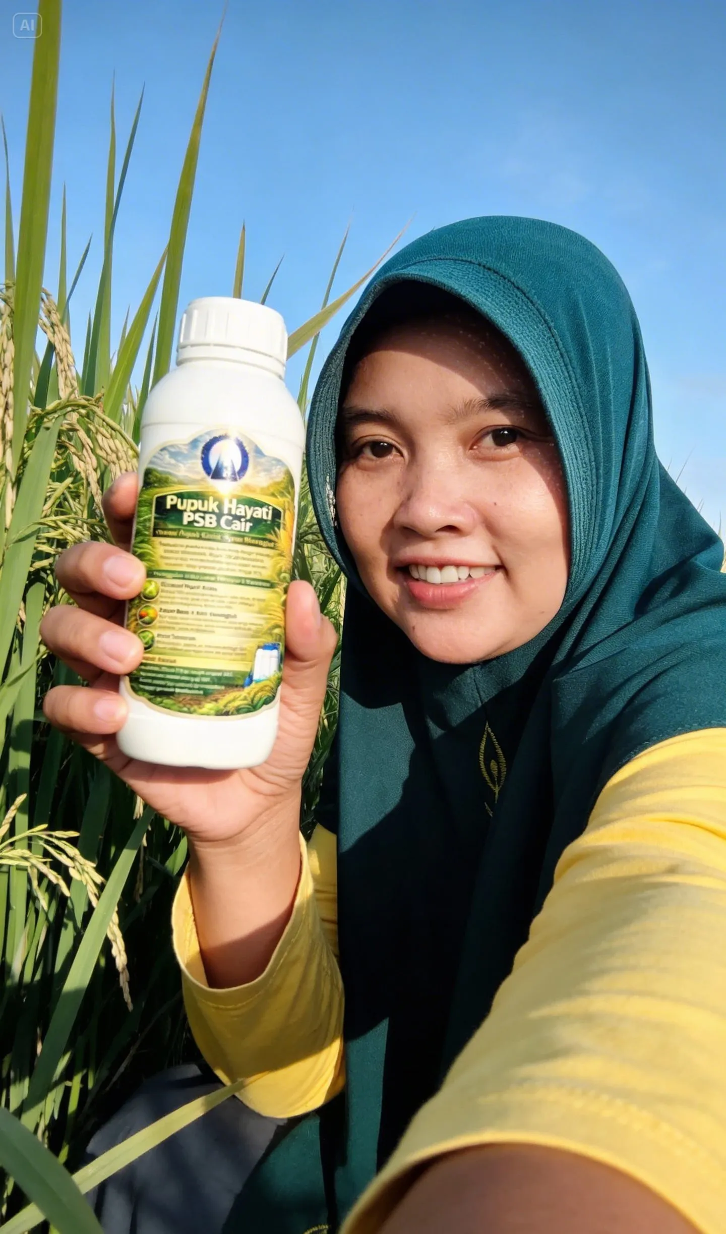 Tanaman Padi - Setelah pakai PSB Cair