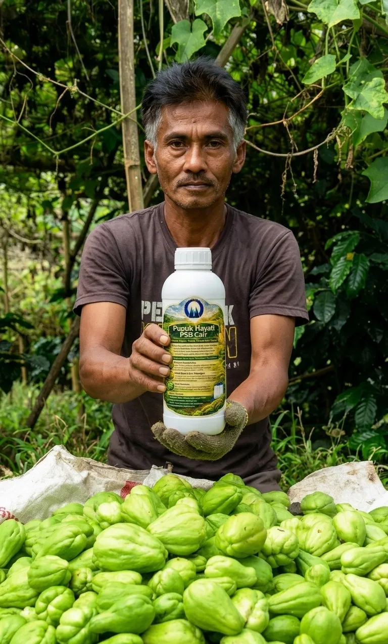 Tanaman Sayuran - Setelah pakai PSB Cair